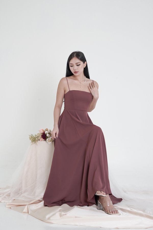 *TPZ* YOURS SINCERELY MAXI IN DUSTY MAUVE