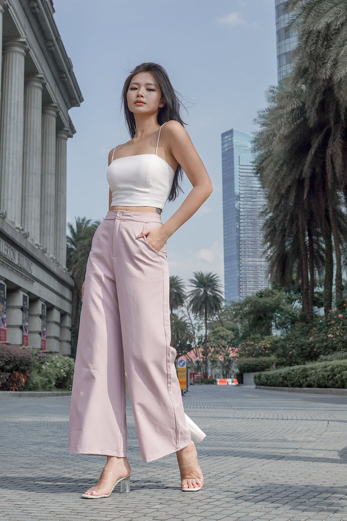 *TPZ* IN THE ZONE PANTS IN DUSTY PINK | TOPAZETTE