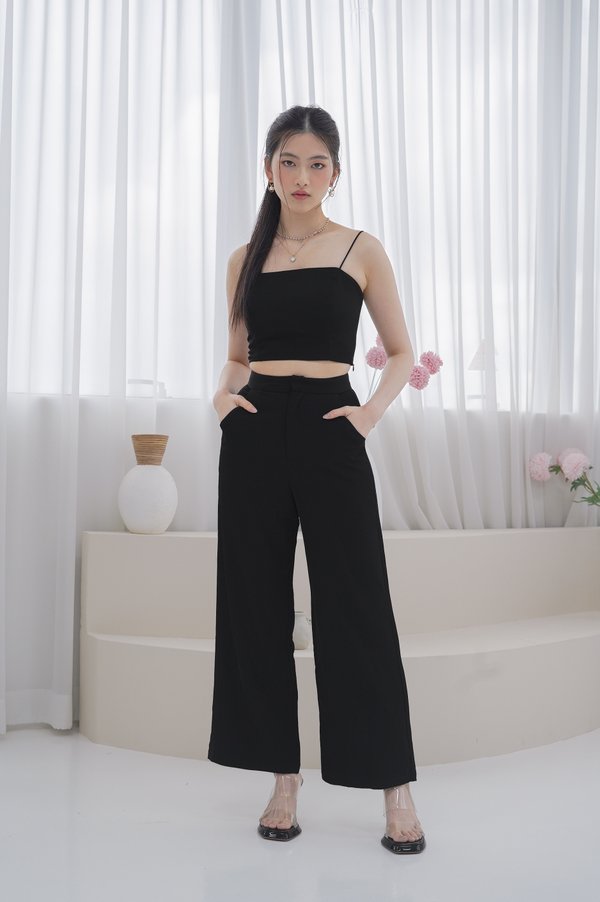 *TPZ* DAY TO NIGHT HIGH WAISTED PANTS IN BLACK