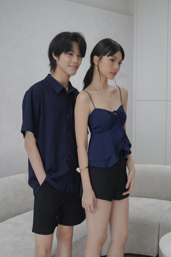 *TPZ* REMY UNISEX SHORT SLEEVES SHIRT 2.0 IN NAVY