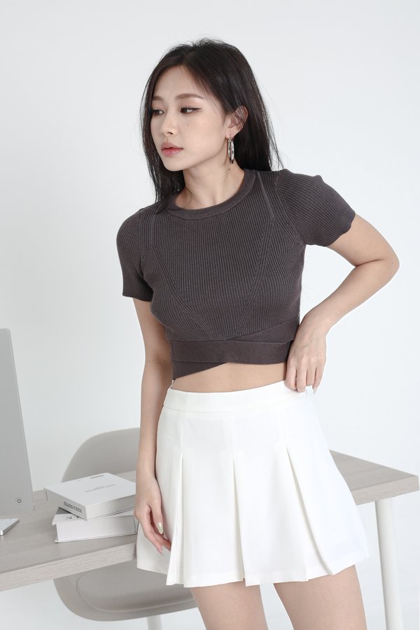 Be-Free Drawstring Cropped Short Sleeve (with Pads) – andar Singapore