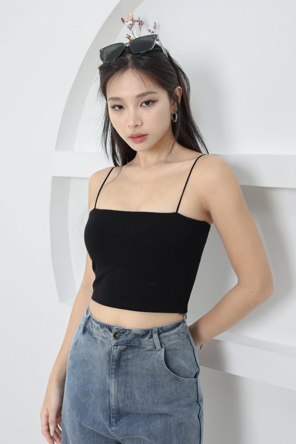 *TPZ* ALL ROUNDER STRAIGHT CUT BASIC TOP 2.0 IN BLACK
