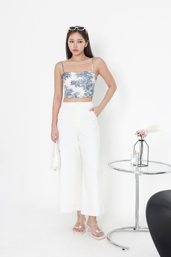 *TPZ* VIP HIGH WAISTED PANTS (PETITE) IN WHITE