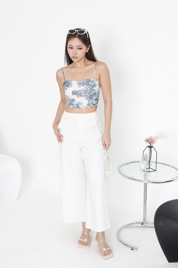 *TPZ* VIP HIGH WAISTED PANTS (PETITE) IN WHITE