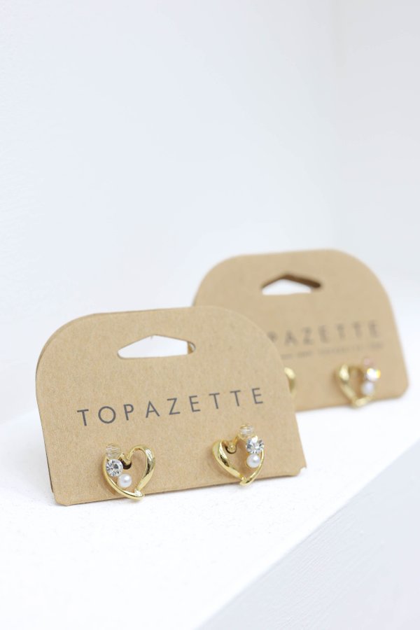 *IMPORTED FROM JAPAN* AFFINITY SWEETHEART EARRINGS 