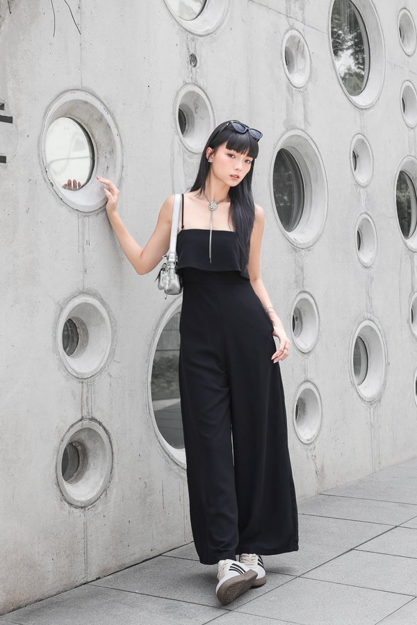 *TPZ* CELEBRITY 2 WAYS JUMPSUIT (PETITE) IN BLACK