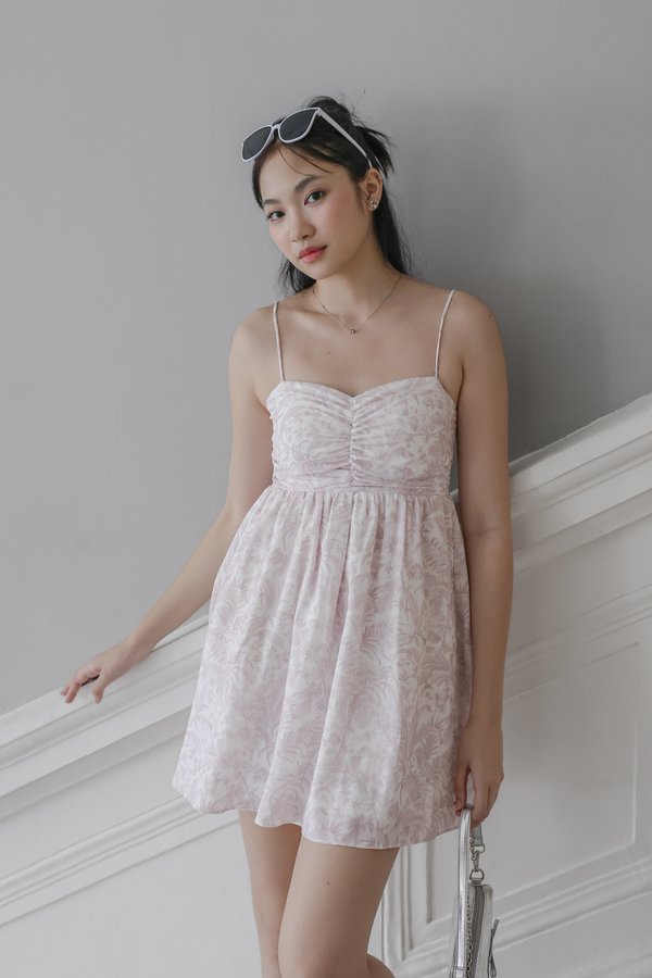 *TPZ* MINI DIORA DRESS 2.0 IN SOFT PINK TOILE DE BOTANICAL