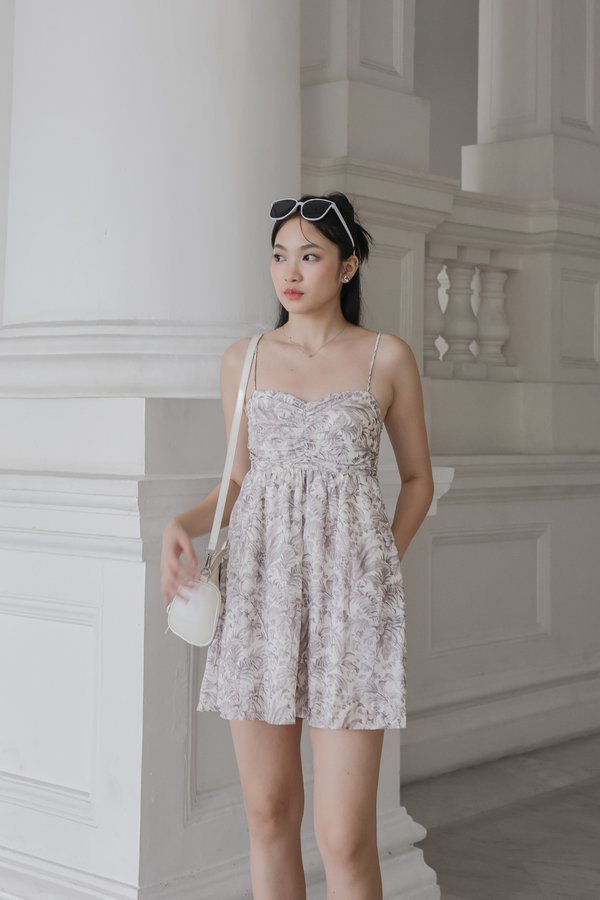 *TPZ* MINI DIORA DRESS 2.0 IN ROSE OAK TOILE DE BOTANICAL