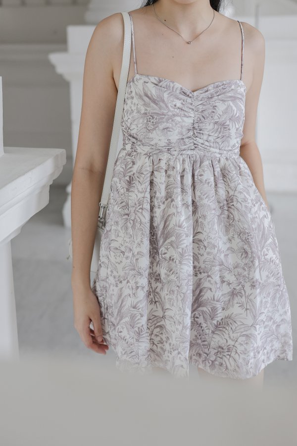 *TPZ* MINI DIORA DRESS 2.0 IN ROSE OAK TOILE DE BOTANICAL