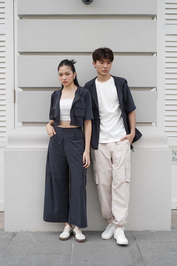 *TPZ* MODULAR CARGO PANTS IN MIDNIGHT TEAL