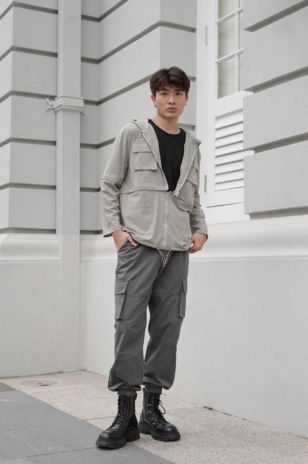 *TPZ* PARALLEL CARGO PANTS IN HUNTER GREEN