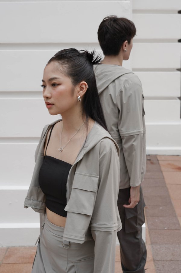 *TPZ* MODULAR CARGO JACKET 2.0 IN DEEP TAUPE