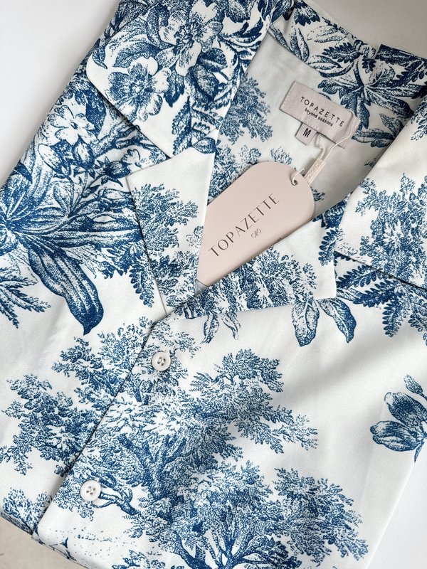 *TPZ* DREMY UNISEX SHIRT IN FRENCH BLUE TOILE 