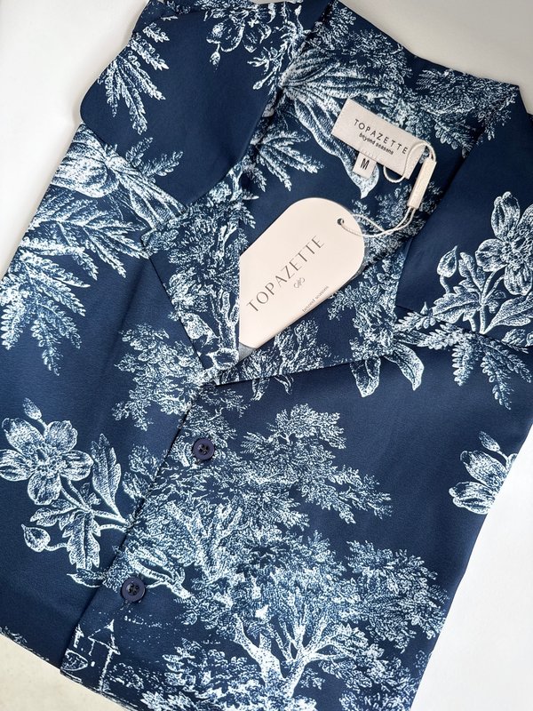 *TPZ* DREMY UNISEX SHIRT IN NAVY TOILE 