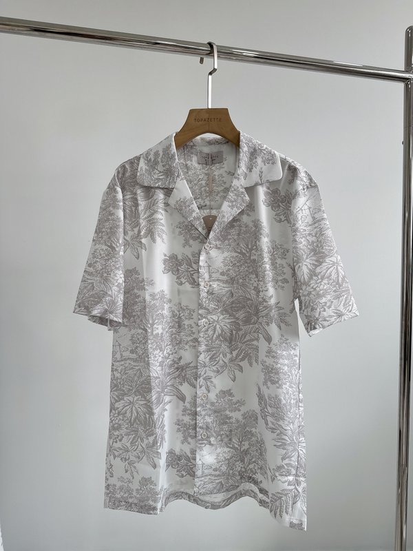 *TPZ* DREMY UNISEX SHIRT IN CHAMPAGNE GREY TOILE