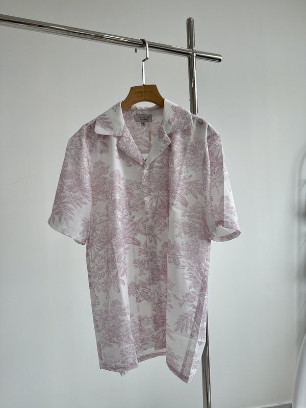 *TPZ* DREMY UNISEX SHIRT IN LILAC PINK TOILE 