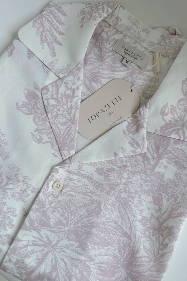 *TPZ* DREMY UNISEX SHIRT IN SOFT PINK TOILE