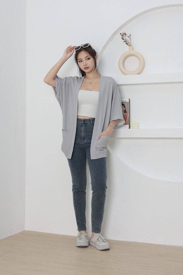 *TPZ* KAIZEN KIMONO 2.0 IN GREY TAUPE (32)