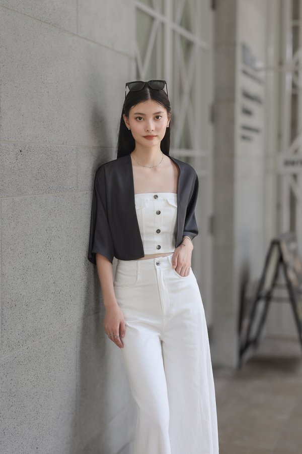 *TPZ* IKIGAI KIMONO 2.0 IN STORM GREY (129)