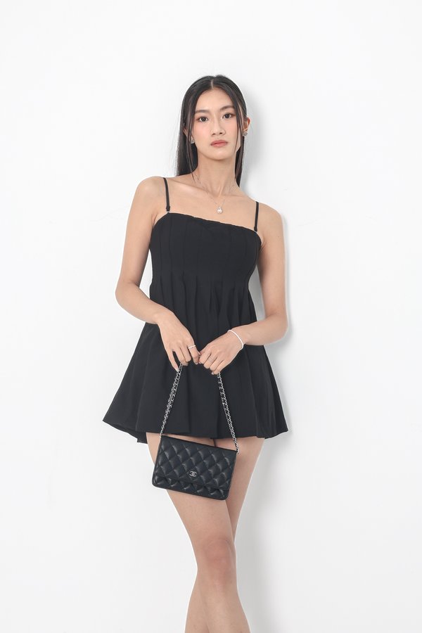 *TPZ* BUBBLE DRESS ROMPER 2.0 IN BLACK