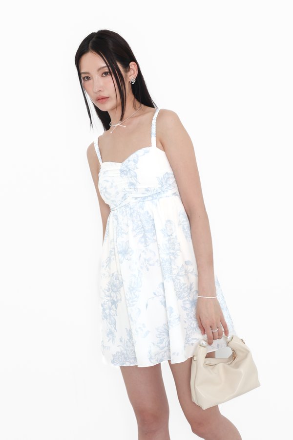 *TPZ* MINI DIORA DRESS 3.0 IN TOILE DE AFFINITY BABY BLUE