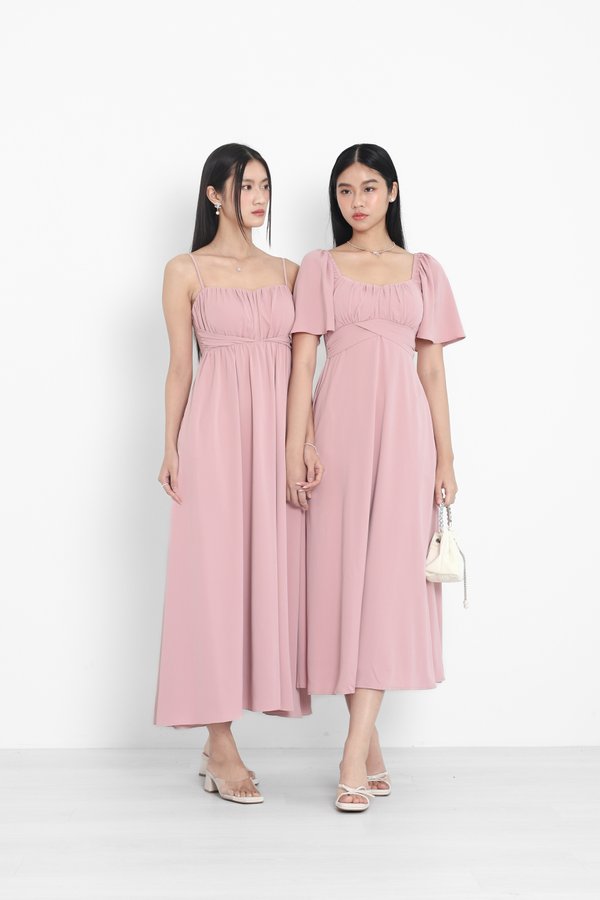 *TPZ* KAS SWEETHEART MAXI DRESS IN DUSTY PINK