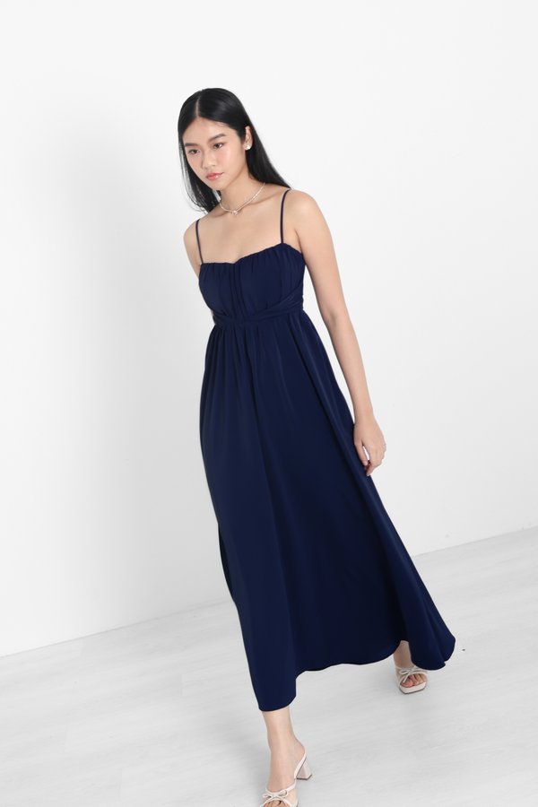 *TPZ* KAS SWEETHEART MAXI DRESS IN MIDNIGHT BLUE