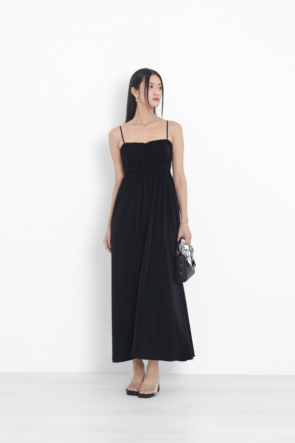 *TPZ* KAS SWEETHEART MAXI DRESS IN BLACK