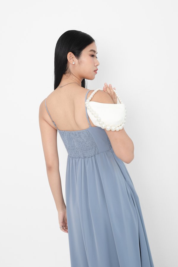 *TPZ* KAS SWEETHEART MAXI DRESS IN DUSTY BLUE