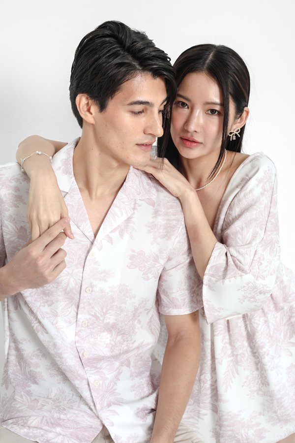 *TPZ* DREMY UNISEX SHIRT IN SOFT PINK TOILE