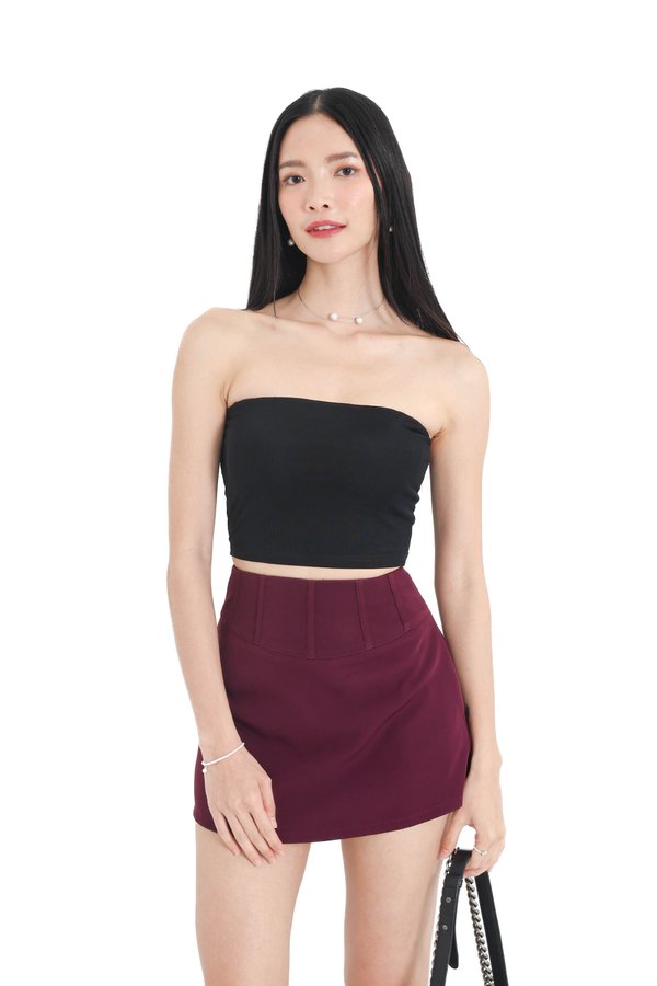 *TPZ* ON POINT PANEL SKORTS (REGULAR) IN PLUM