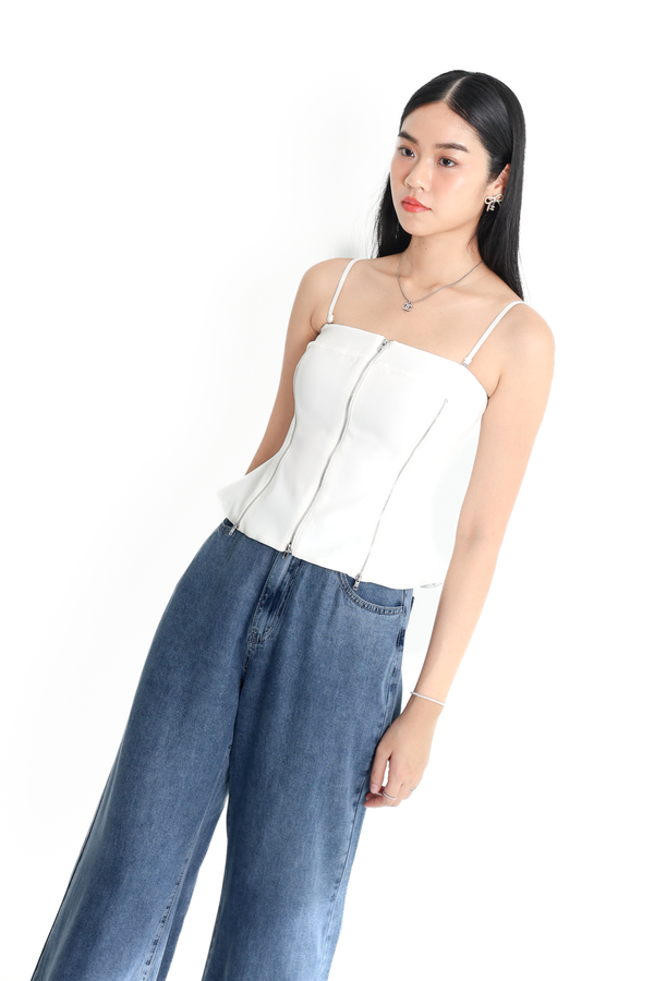 (PREORDER) *TPZ* CLASSIC BASIC TENCEL JEANS (PETITE) IN DARK WASH