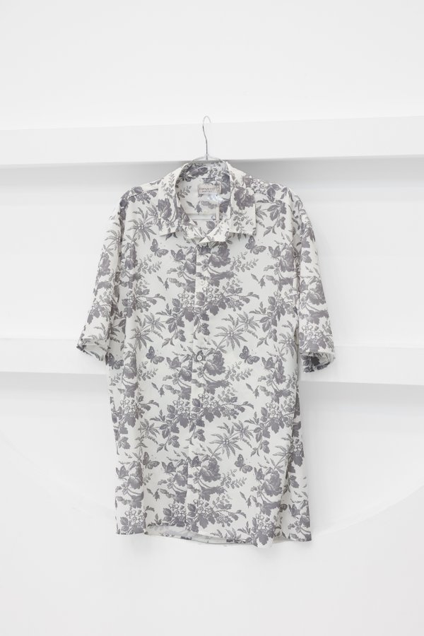 *TPZ* DREMY UNISEX SHORT SLEEVES SHIRT IN TOILE DE LUCK IN BAN LUCK