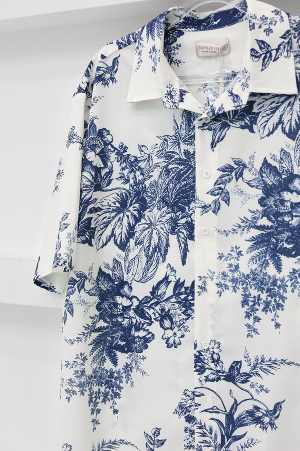 *TPZ* DREMY UNISEX SHORT SLEEVES SHIRT IN TOILE DE WINDFALL