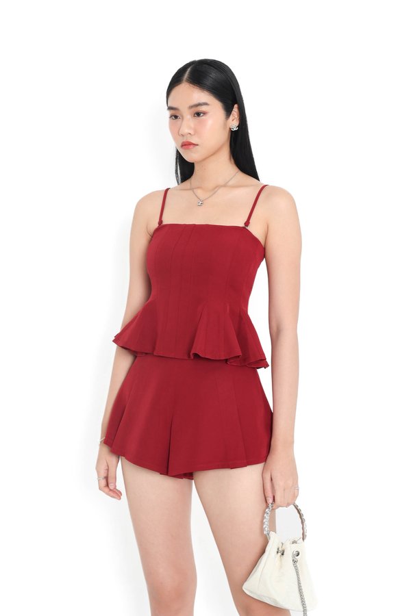 (PREORDER) *TPZ* HUNDRED PETALS SLEEVELESS TOP IN RED