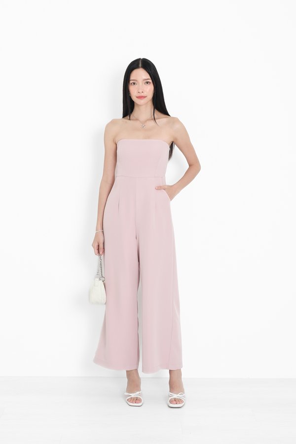 *TPZ* TESS TRANSFORM MULTIWAY JUMPSUIT (PETITE) IN DUSTY PINK