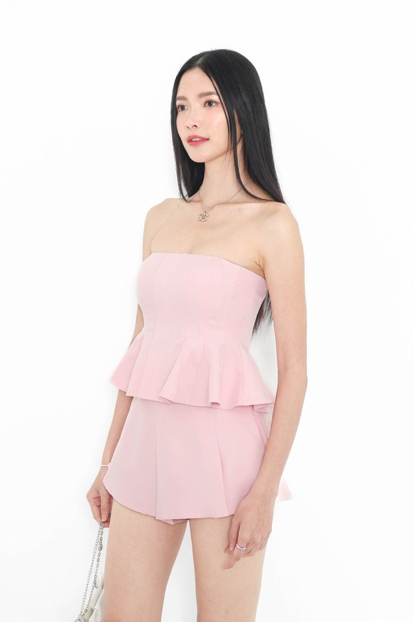 *TPZ* HUNDRED PETALS SLEEVELESS TOP IN ICE PINK