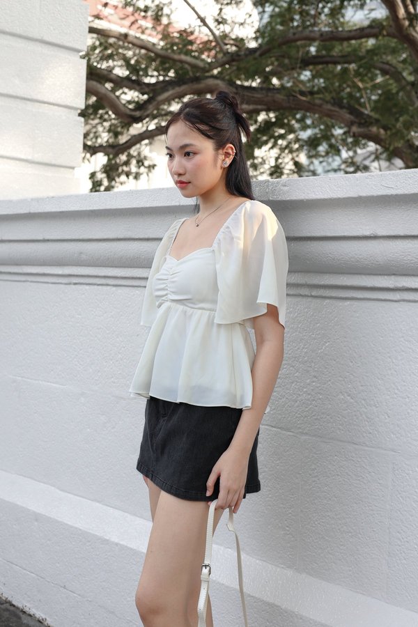 (PREORDER) *TPZ* DYNASTY BABYDOLL PADDED TOP 2.0 IN WHITE