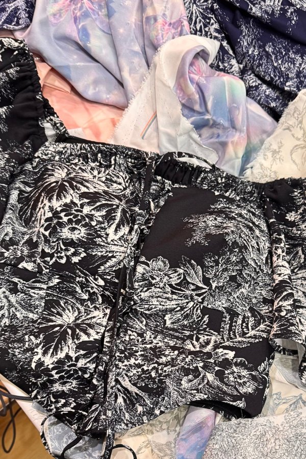 (PREORDER) *TPZ* CANDIS CORSET FLUTTER SLEEVES TOP IN SIGNATURE BLACK TOILE