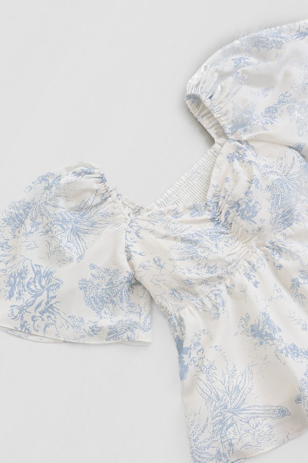 (PREORDER) *TPZ* DYNASTY BABYDOLL PADDED TOP 2.0 IN TOILE DE CHANCE BABY BLUE
