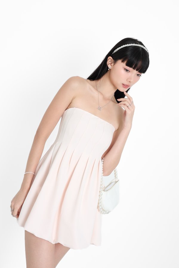 *TPZ* BUBBLE DRESS ROMPER 2.0 IN CHAMPAGNE PEARL