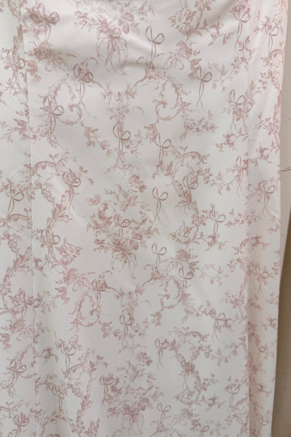 (PREORDER) *TPZ* ALLURE FLOWY MAXI DRESS IN TOILE DE RIBBON BABY PINK
