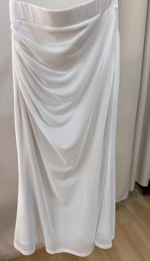 (PREORDER) *TPZ LUXE MESH* AURELIA MESH MERMAID SKIRT IN WHITE