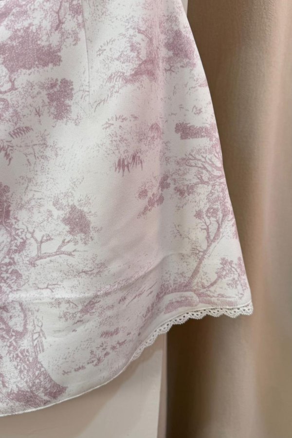 (PREORDER) *TPZ* BAMBI LACE TRIM SKORTS IN TOILE DE SECRET SOFT PINK
