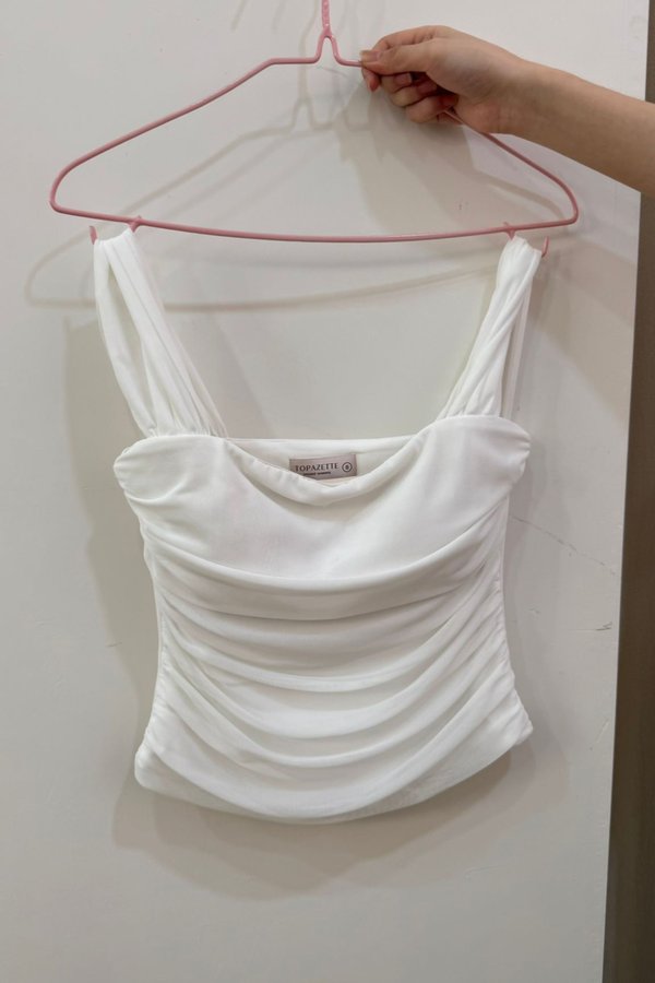 (PREORDER) *TPZ LUXE MESH* CAS MULTI WAY MESH TOP 2.0 IN WHITE