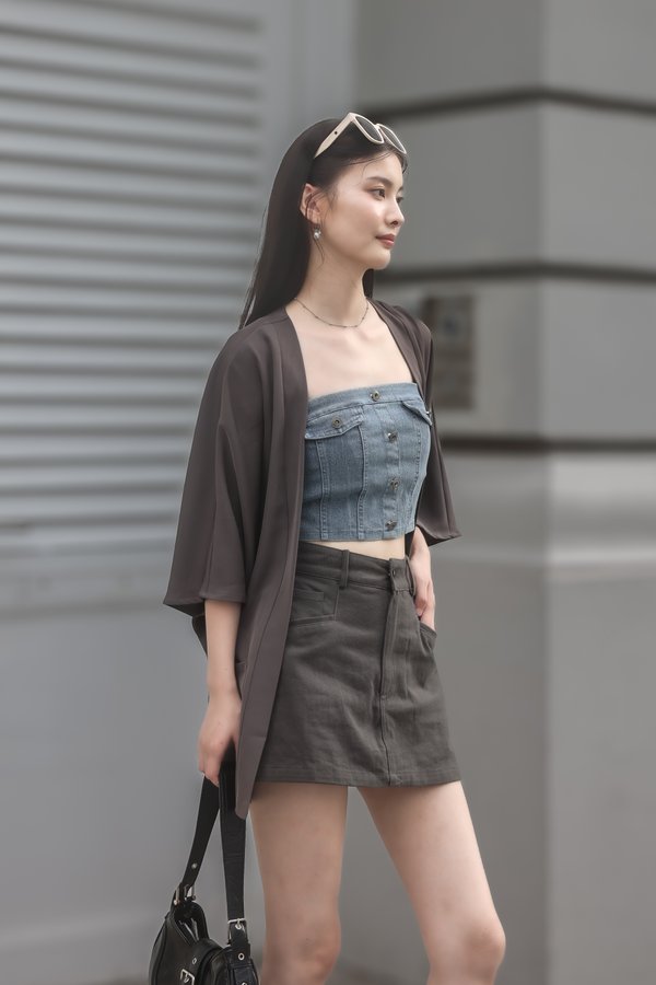 (PREORDER) *TPZ* KAIZEN KIMONO 4.0 IN GUNMETAL LAVENDER (127)