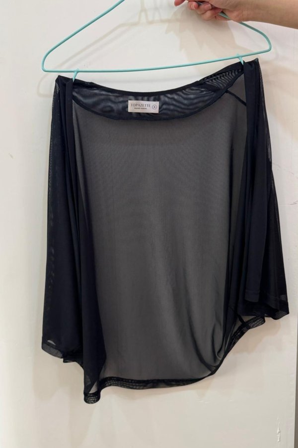 (PREORDER) *TPZ LUXE MESH* ALL DAY MESH KIMONO IN BLACK