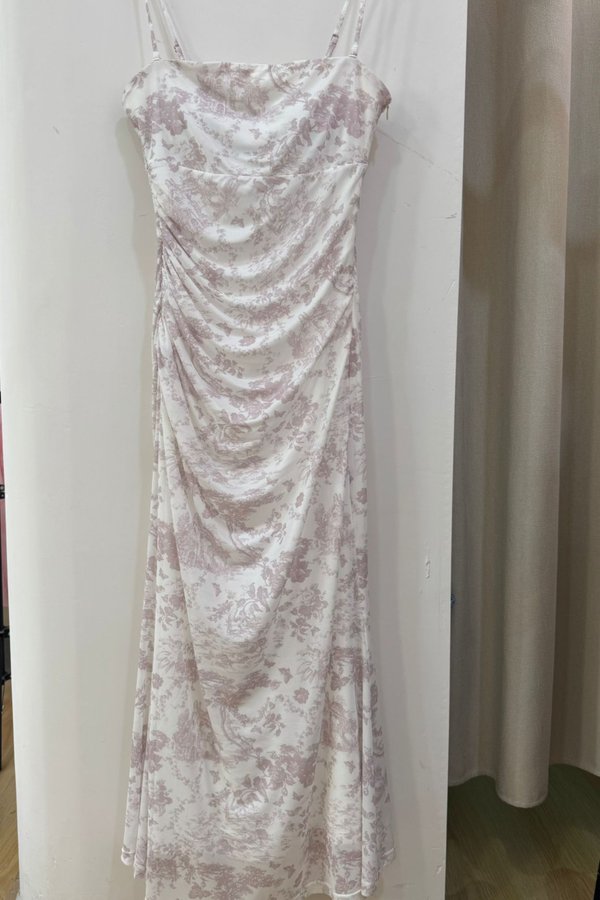 (PREORDER) *TPZ LUXE MESH* ARIEL MESH MERMAID DRESS IN TOILE DE ROMANCE PINK