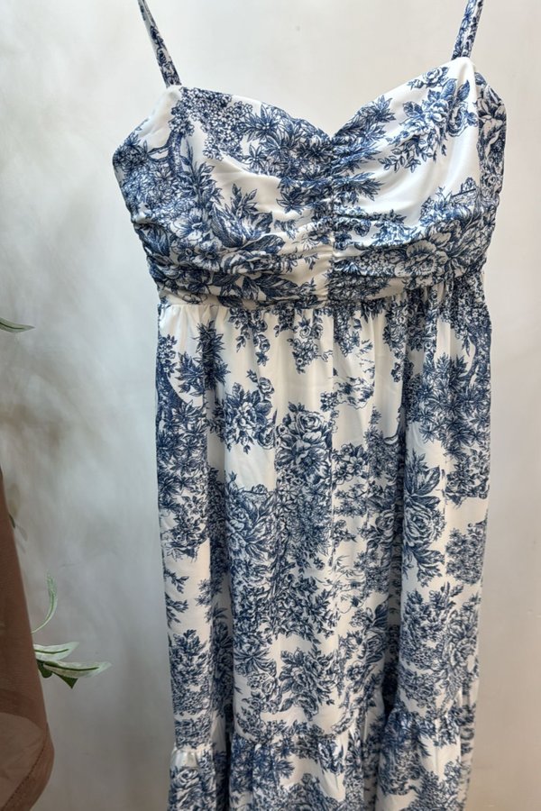 (PO ETA: MID JULY) *TPZ LUXE MESH* DIORA DROP HEM MAXI 3.0 IN TOILE DE ETERNITY FRENCH BLUE