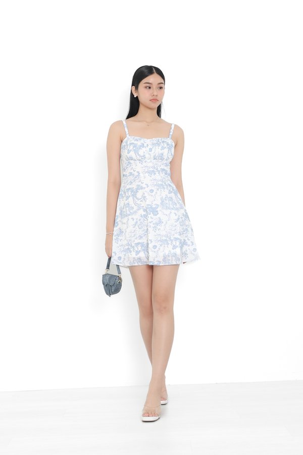 (PREORDER) *TPZ* MINI DESSA DRESS 2.0 IN TOILE DE ROMANCE BABY BLUE